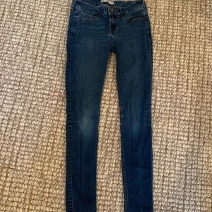 Hollister Dark Wash Skinny Jeans- 0